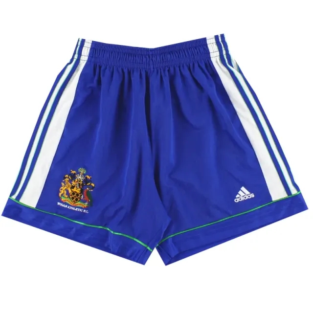 1998-00 Wigan adidas Home Shorts L - Wigan / Excellent 