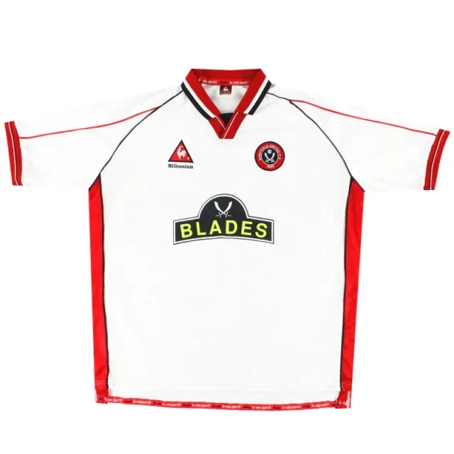 1999-00 Sheffield United Le Coq Sportif Away Shirt *Mint* XL - Sheffield United / Mint 