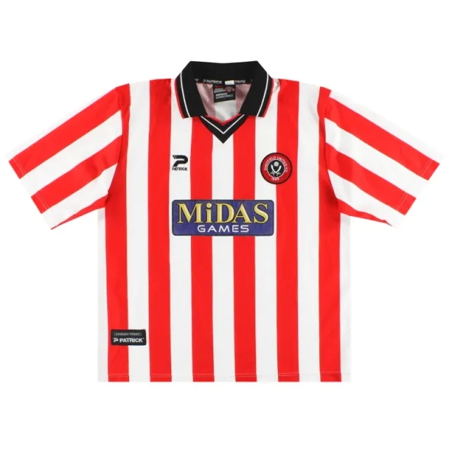 2000-02 Sheffield United Patrick Home Shirt *Mint* XL - Sheffield United / Mint 
