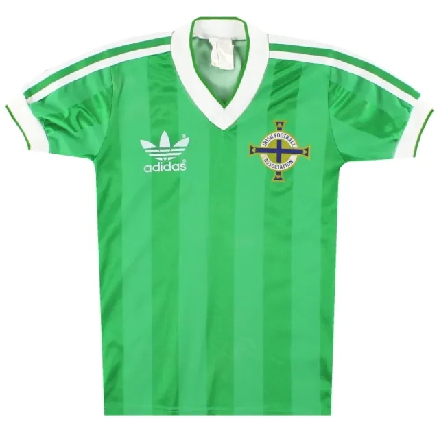 1985-86 Northern Ireland adidas Home Shirt S.Boys - Northern Ireland / Very good 