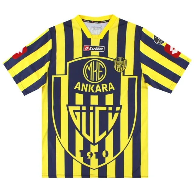 2010-11 MKE Ankaragucu Lotto Home Shirt *Mint* XL - Fenerbahce / Mint 