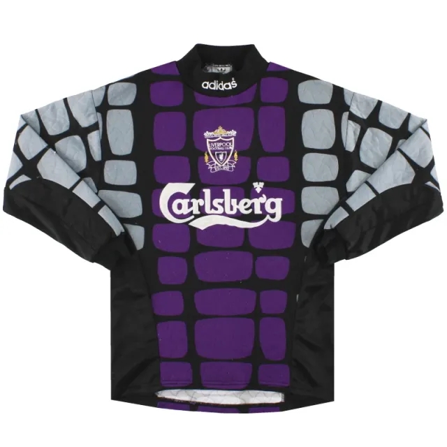 1994-96 Liverpool adidas Goalkeeper Shirt L.Boys - Liverpool / Excellent 