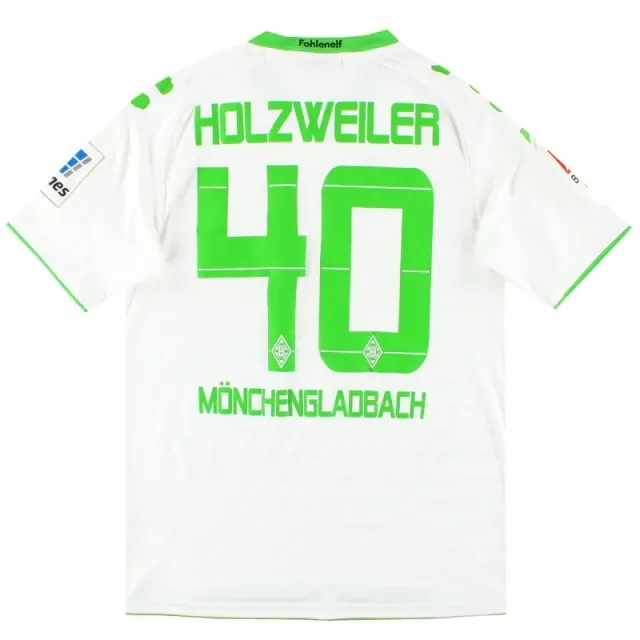2013-14 Borussia Monchengladbach Kappa Home Shirt Holzweiler #40 - Borussia Monchengladbach / Excellent 