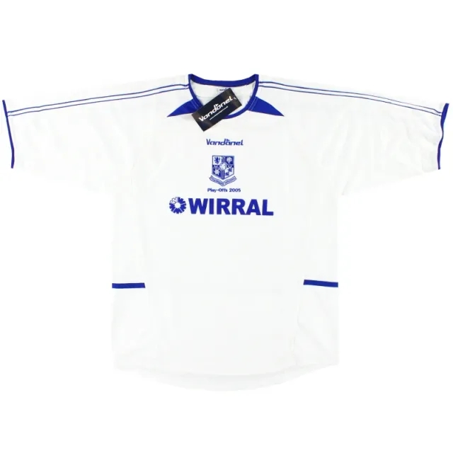 2004-05 Tranmere Rovers Vandanel 'Play-Offs' Home Shirt *w/tags* L - Tranmere Rovers / w/tags 