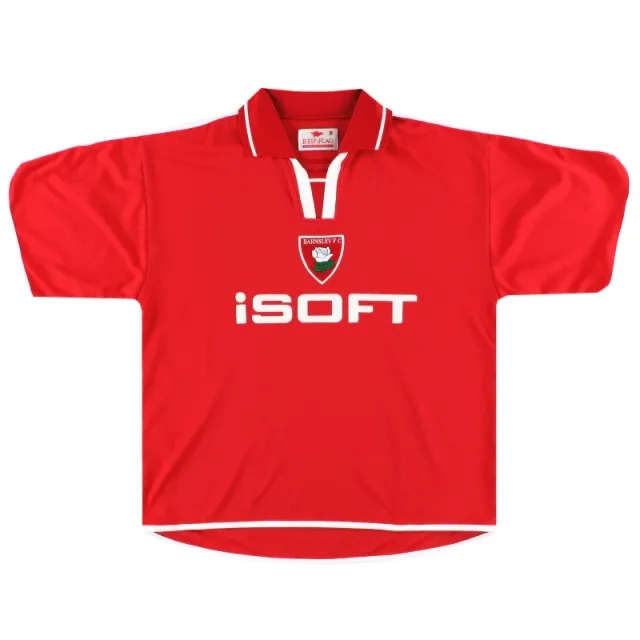 2002-03 Barnsley Home Shirt *Mint* L - Barnsley / Mint 