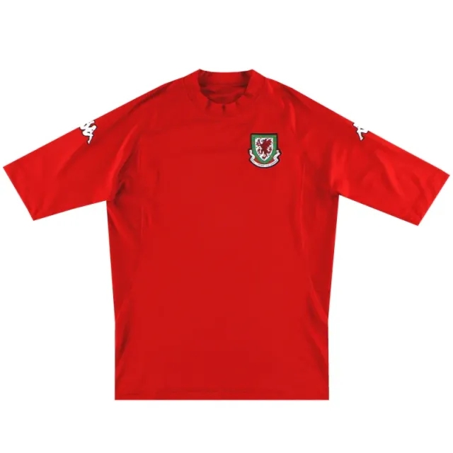2004-06 Wales Kappa Home Shirt *Mint* XL - Wales / Mint 