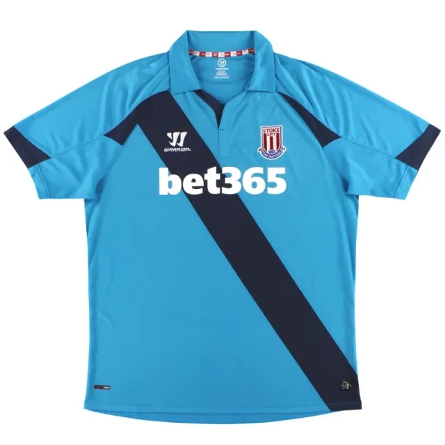 2014-15 Stoke City Warrior Away Shirt L - Stoke City / Excellent 