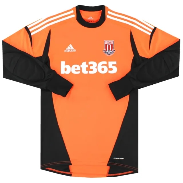 2012-13 Stoke City adidas Formotion '150 Years' Goalkeeper Shirt *Mint* M - Stoke City / Mint 