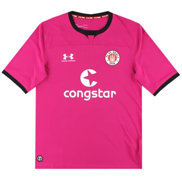 2018-19 FC St. Pauli Under Armour Goalkeeper Shirt *As New* L - Other German Clubs / As New 