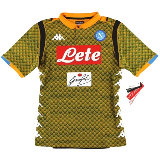 2018-19 Napoli Kappa Kombat Goalkeeper Shirt *w/tags* L - Napoli / w/tags 