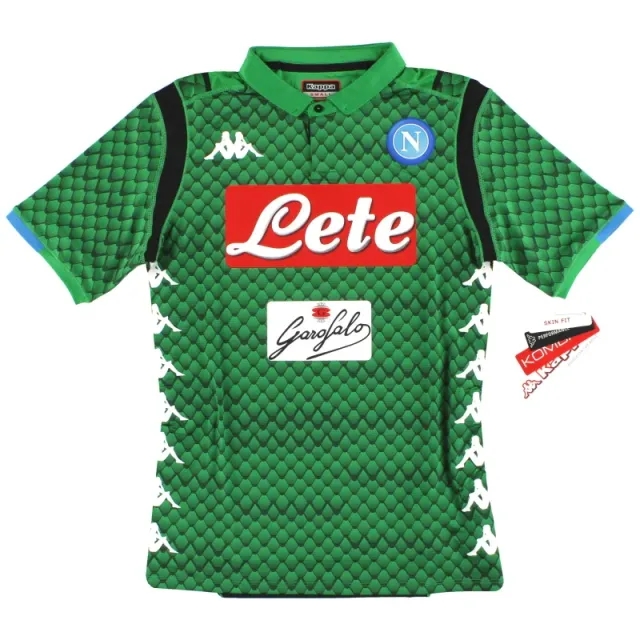 2018-19 Napoli Kappa Kombat Goalkeeper Shirt *w/tags* S - Napoli / w/tags 