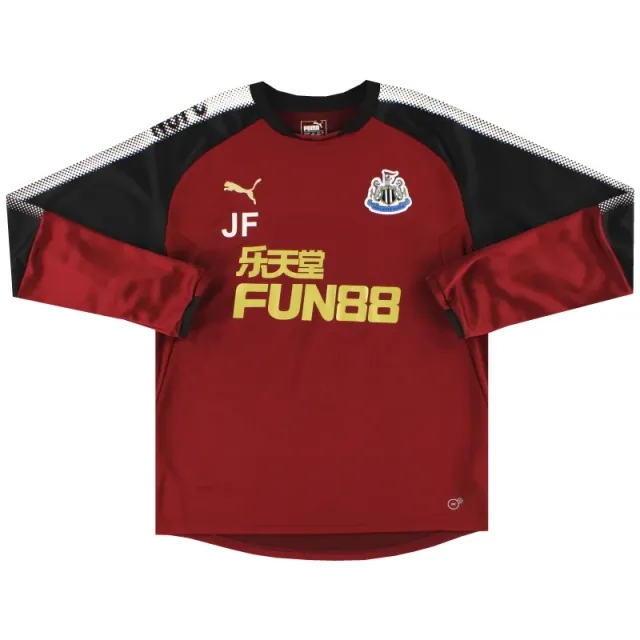 2018-19 Newcastle Puma Staff Issue Training Top 'JF' L - Newcastle United / Excellent 
