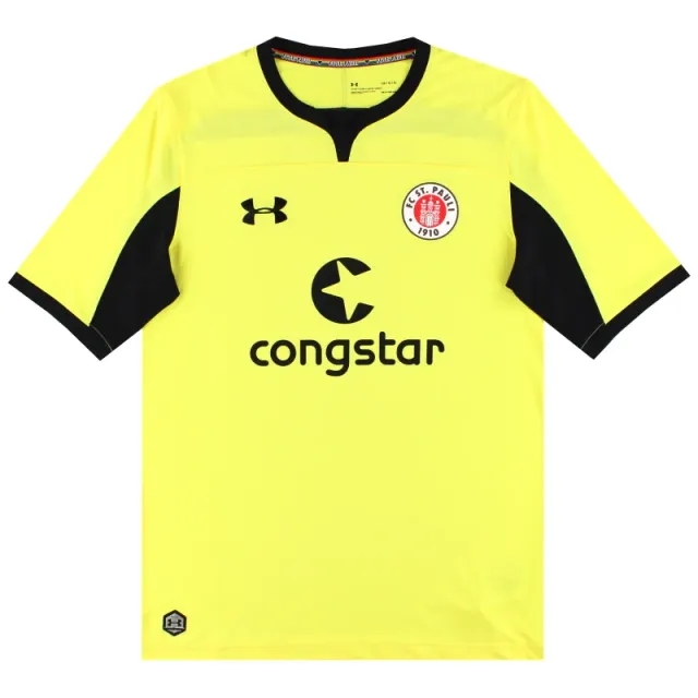 2018-19 FC St. Pauli Under Armour Goalkeeper Shirt *As New* L - Other German Clubs / As New 
