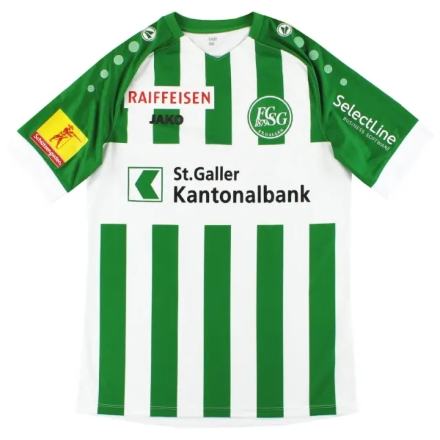 2020-21 St Gallen Jako Home Shirt *As New* - Other European Clubs / As New 