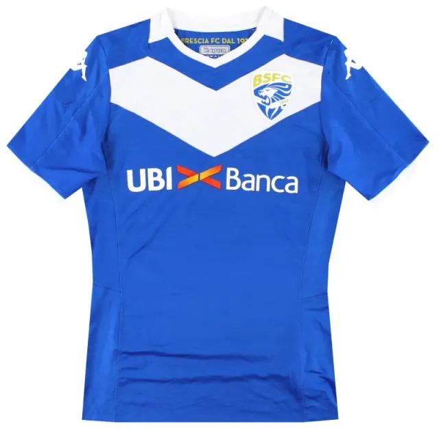 2019-20 Brescia Kappa Kombat Home Shirt S - Other Italian Clubs / Very Good 