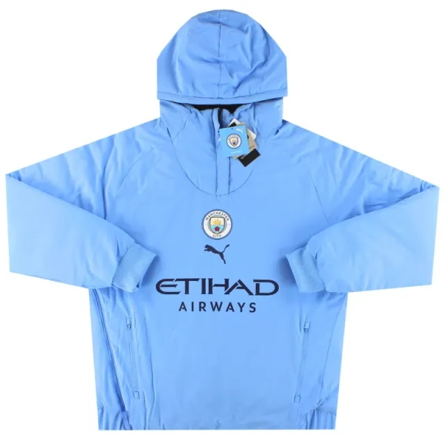 2022-23 Manchester City Puma Puma 1/4 Zip Reversible Padded Jacket *BNIB* - Manchester City / BNIB 