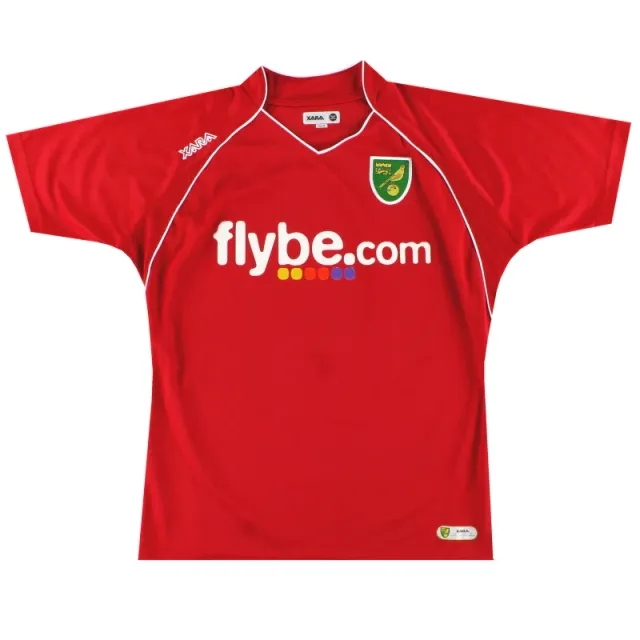 2007-08 Norwich City Xara Away Shirt L - Norwich City / Excellent 