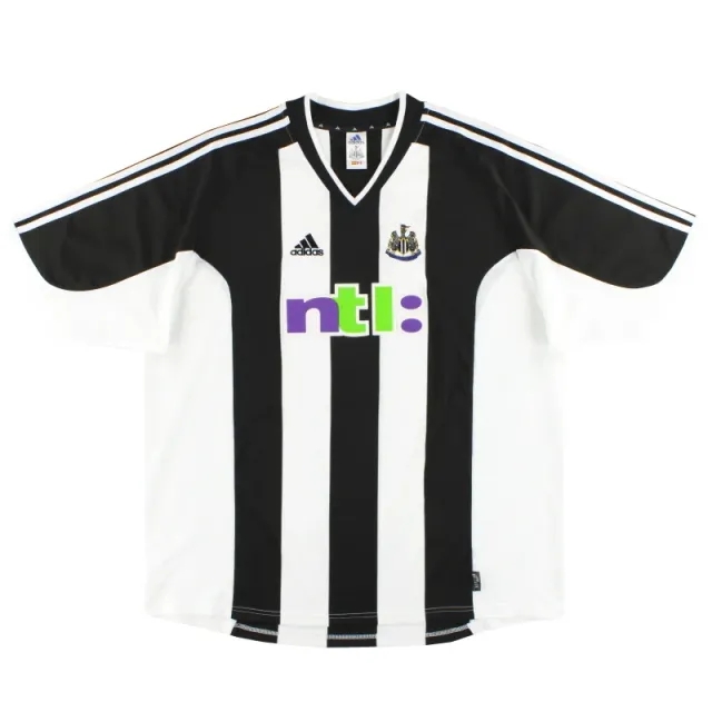 2001-03 Newcastle adidas Home Shirt M - Newcastle United / Very good 