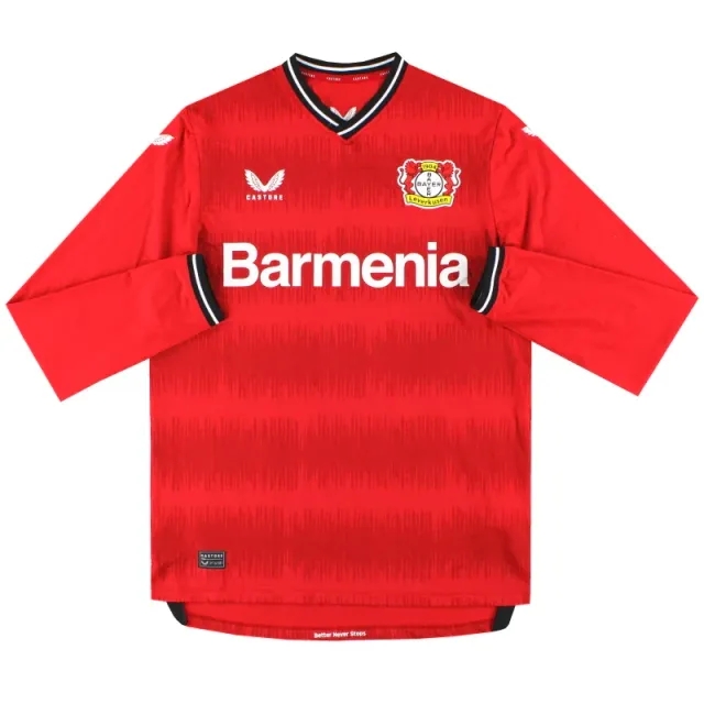 2022-23 Bayer Leverkusen Castore Pro Home Shirt L/S *As New* S - Bayer Leverkusen / As New 