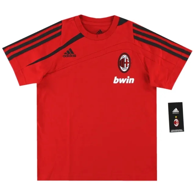 2009-10 AC Milan adidas Leisure Tee *BNIB* XS.Boys - AC Milan / BNIB 