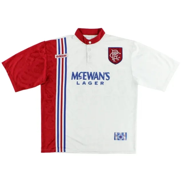 1996-97 Rangers adidas Away Shirt M - Rangers / Excellent 