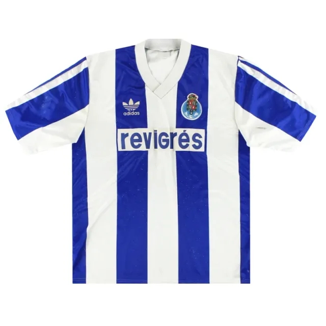 1990-92 Porto adidas Home Shirt *Mint* M - Porto / Mint 