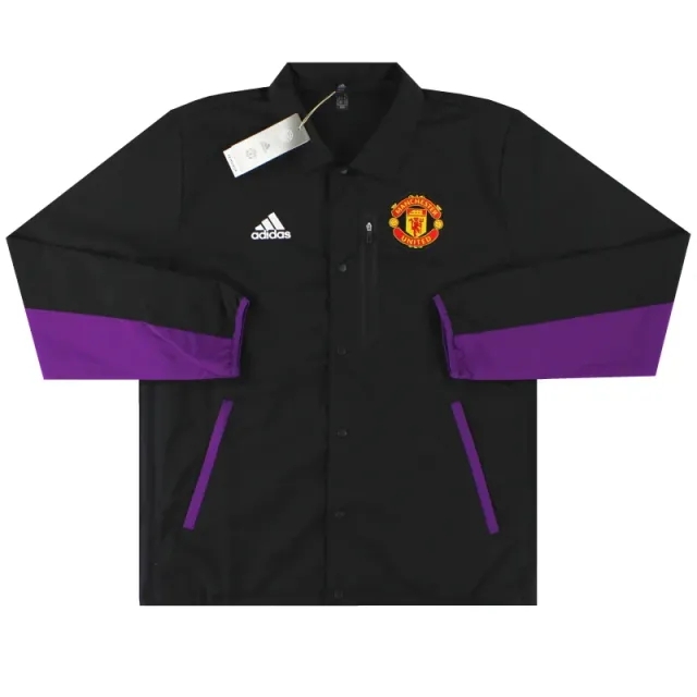 2021-22 Manchester United adidas Coach Jacket *BNIB* M - Manchester United / BNIB 