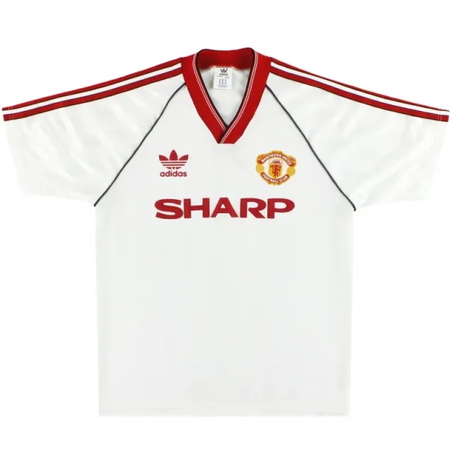 1988-90 Manchester United adidas Away Shirt S - Manchester United / Excellent 