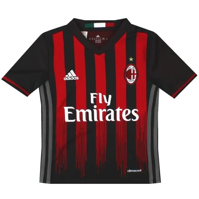 2016-17 AC Milan adidas Home Shirt *As New* XS.Boys - AC Milan / As New 