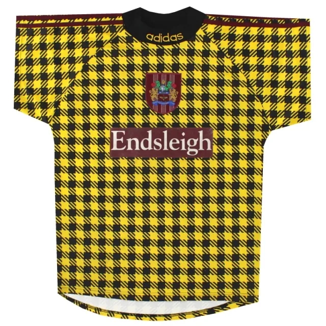 1997-98 Burnley adidas Goalkeeper Shirt S - Burnley / Very good 