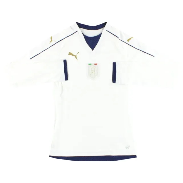 2016-17 Italy Puma Authentic 'Tribute' Away Shirt L/S *As New* L - Italy / As New 