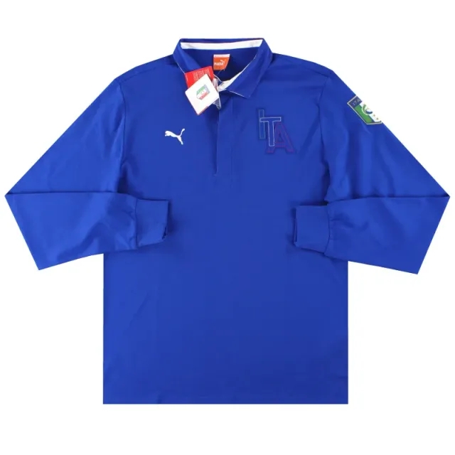 2012-13 Italy Puma Polo Shirt L/S *BNIB* XL.Boys - Italy / BNIB 
