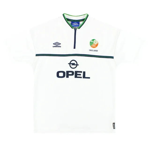 1999-00 Ireland Umbro Away Shirt L - Ireland / Excellent 