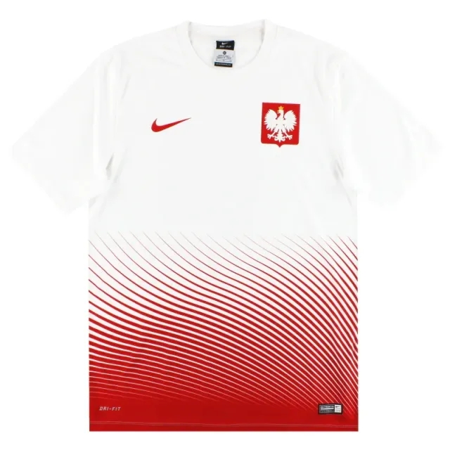 2016-17 Poland Nike Basic Sample Home Shirt *As New* M - Poland / As New 