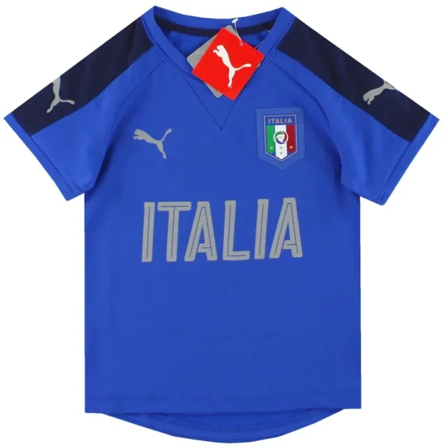 2007-08 Italy Puma Graphic Tee *BNIB* XS.Boys - Italy / BNIB 