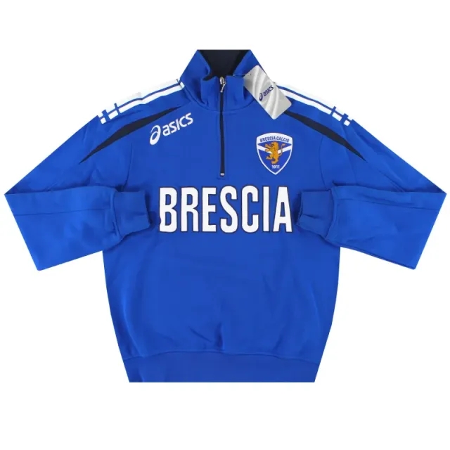 2006-07 Brescia Asics 1/4 Zip Track Top *w/tags* S - Other Italian Clubs / w/tags 