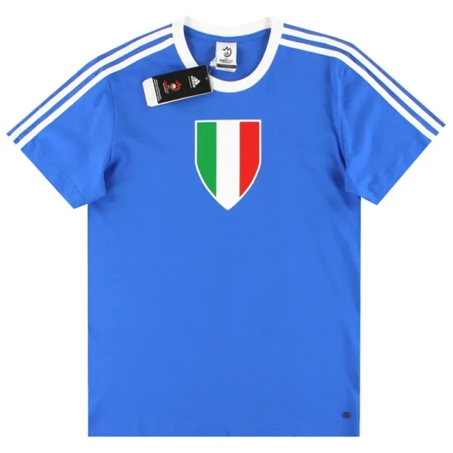 2007-08 Italy adidas Graphic Tee *w/tags* M - Italy / w/tags 