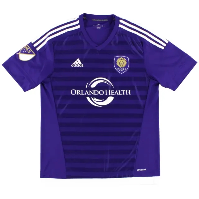 2015-16 Orlando City adidas Home Shirt S - USA Soccer Clubs / Excellent 