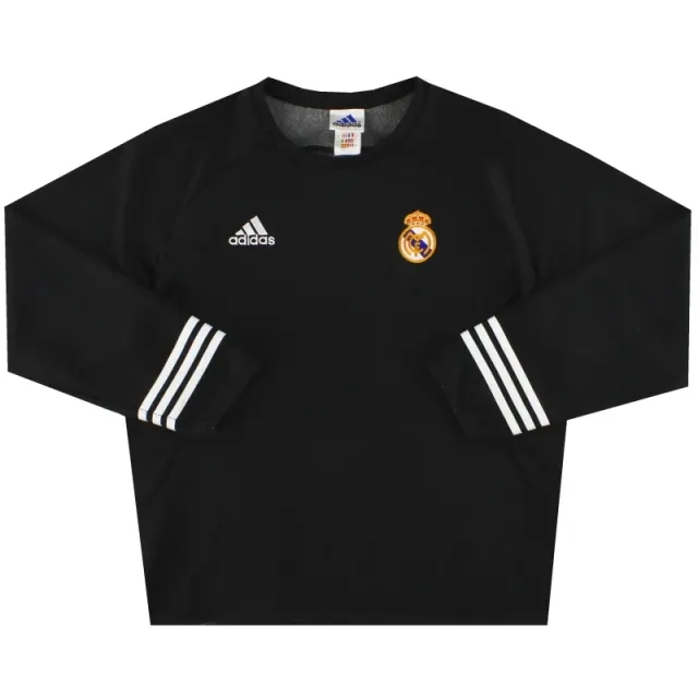 2001-02 Real Madrid adidas Centenary Sweatshirt M - Real Madrid / Excellent 