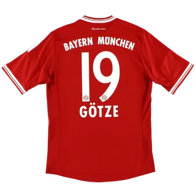 2013-14 Bayern Munich Home Shirt Gotze #19 S - Bayern Munich / Excellent 