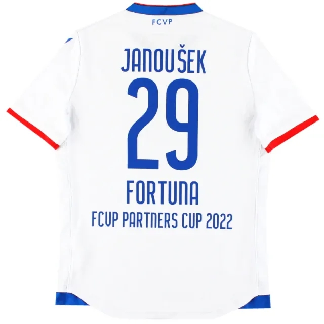 2021-22 Viktoria Plzen Macron Cup Shirt Janousek #29 *Mint* XL - Other European Clubs / Mint 