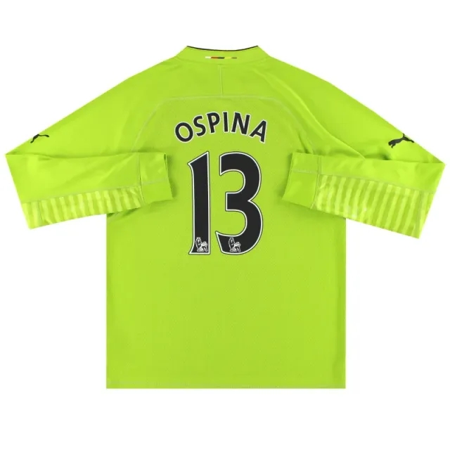 2014-15 Arsenal Puma Goalkeeper Shirt Ospina #13 *Mint* L - Arsenal / Mint 