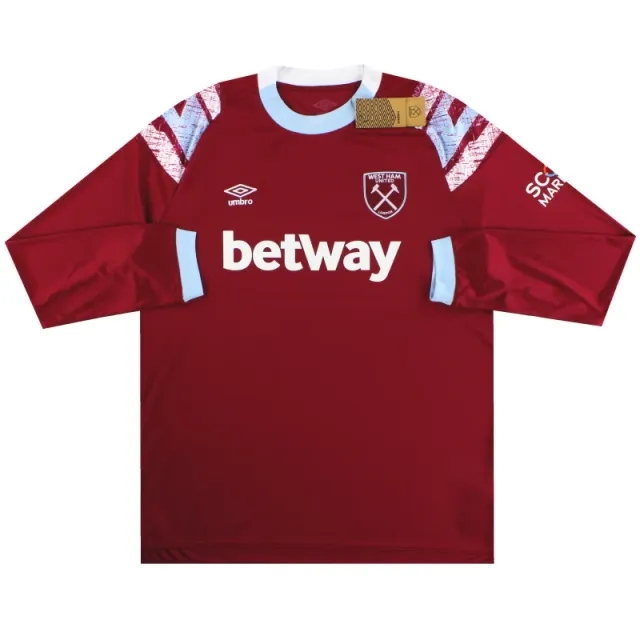 2022-23 West Ham Umbro Home Shirt L/S *w/tags* - West Ham / w/tags 