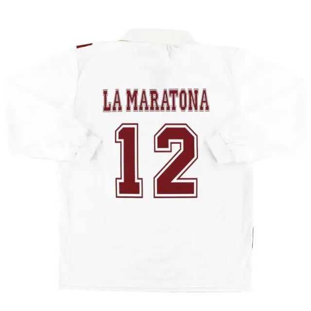 1998-99 Torino Player Issue Signed Away Shirt #12 L/S XL - Other Italian Clubs / Excellent 