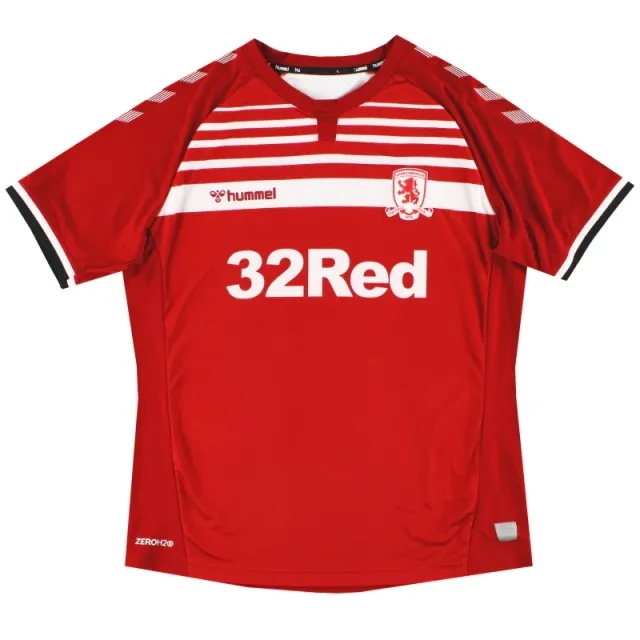 2019-20 Middlesbrough Hummel Home Shirt XL - Middlesbrough / Excellent 