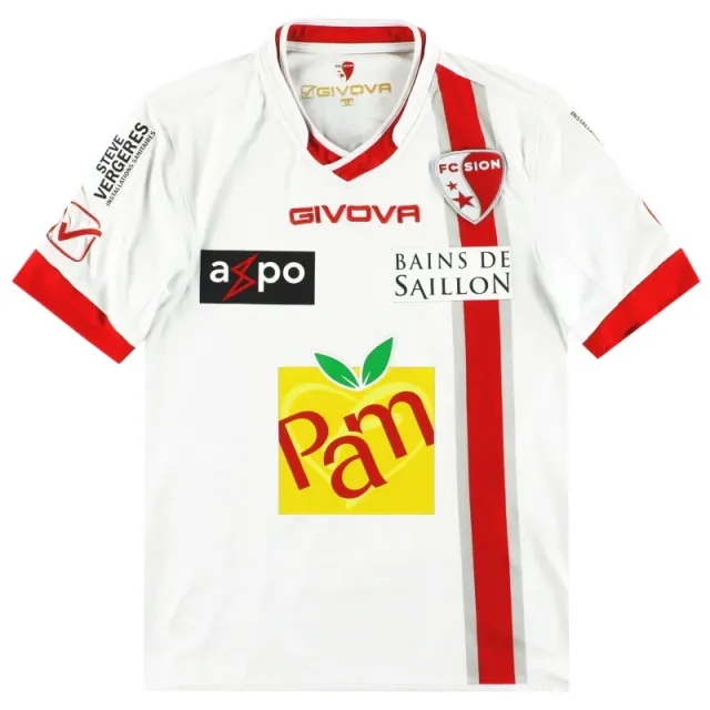 2011-12 FC Sion Givova Home Shirt XS - Other European Clubs / Very Good 