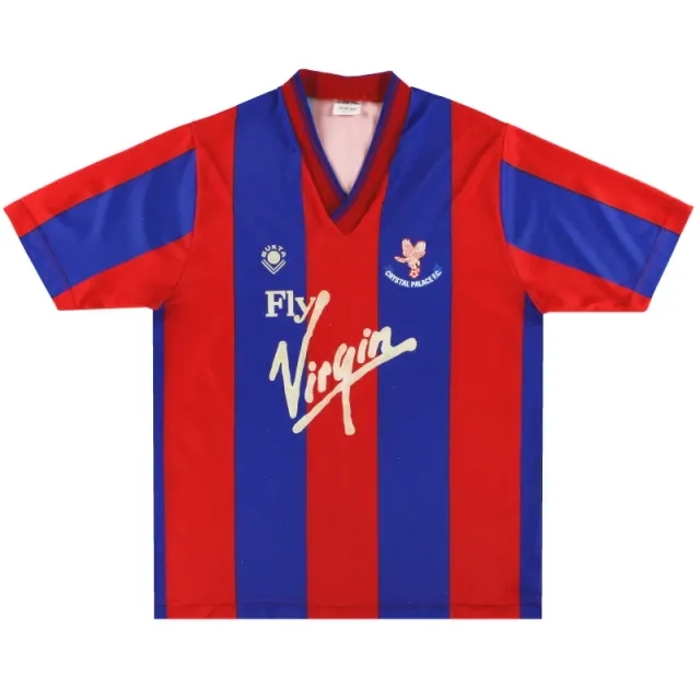 1988-90 Crystal Palace Bukta Home Shirt M - Crystal Palace / Very Good 