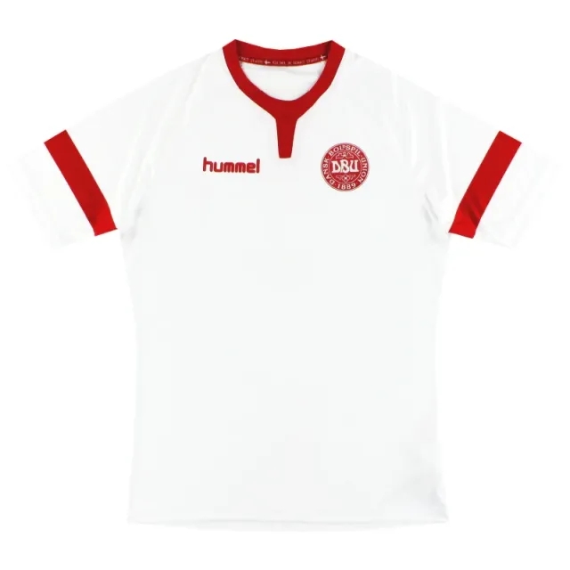 2016 Denmark Hummel Olympics Away Shirt XXXL - Denmark / Very good 