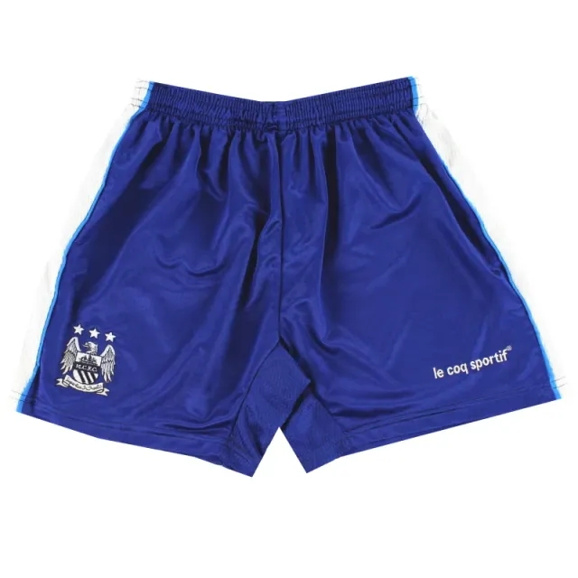 1999-00 Manchester City Le Coq Sportif Away Shorts S - Manchester City / Excellent 