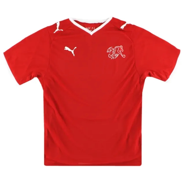 2008-10 Switzerland Puma Home Shirt S - Switzerland / Excellent 